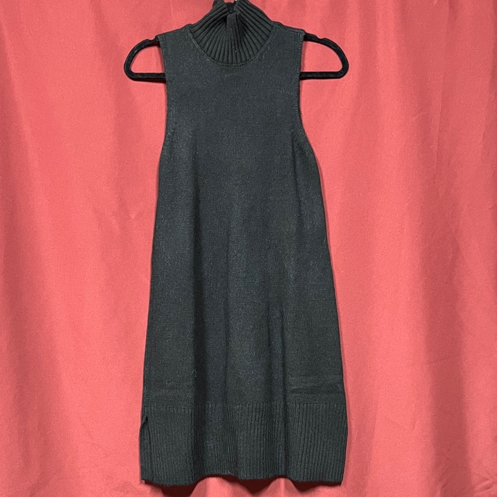 NWT Black Sweater Sleeveless Dress